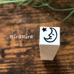 【お月さま】スケジュールはんこ＊10㎜×10㎜