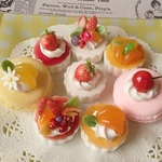 デコパーツ　ケーキ８個セット　フェイクスイーツ