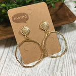大人シンプル！大ぶりゴールドピアス♡