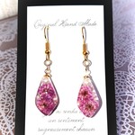 花びらレジンピアス(送料無料)