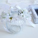 ウェディング花冠（ヴェール付）　うさぎ花冠 　Ｓサイズ　 ペット用