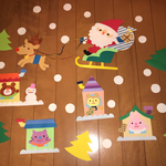 再販 5 壁面飾り クリスマス ☆