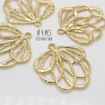 4pcs ＊ フラワーシャワー チャーム 