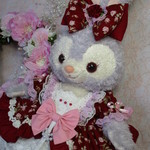 syurisyuri27さま専用＊ステラルー（Sサイズ）コスチューム＊お嬢さまドレス＊赤地にピンクの薔薇