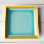 twotonecolor中皿(ブルー)