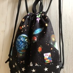 入園準備に！お着替え入れナップサック【宇宙飛行士】