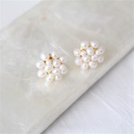 つぶつぶ淡水パールピアス/イヤリング