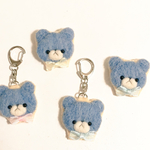 ゆめかわ くまちゃん ブローチ キーホルダー