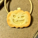 〈再販〉🎃ハロウィン🎃クッキー風ハロウィンかぼちゃヘアゴム 
