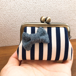 再販◇リボンシリーズ◇ミニがま口◇手乗り