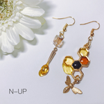 とろ～りはちみつのハニカム*ピアス/イヤリング