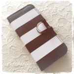 ボーダー リボン iPhone5.5s ケース