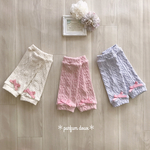 パステルカラーのアラン風ニットレッグウォーマー♡(60~80size)