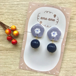 light blue プラバン イヤリング/ピアス