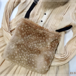 〈新作〉SIOCO   バンビファーマフ×ショルダーバッグ【BRERA〜ブレラ  】サコッシュ  秋冬バッグ フェイクファー 斜めがけ