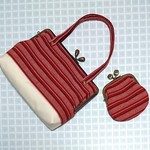 がまぐち御朱印帳ケースセット【赤】