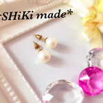 一粒パールピアス＊10mm
