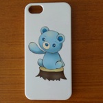 【処分】iPhone 6/ 6S 用 青クマiPhoneケース