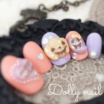 ショートオーバル＊ゆめかわいいぷっくり３Dハロウィンネイル