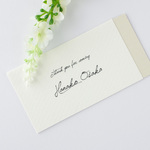 席札”light grege” name card for wedding 10枚