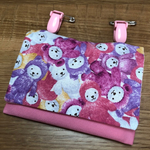 クリップ付き♡移動ポケット♡カラフルくまちゃん✖︎ピンク♡
