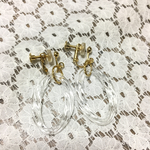 アクリル クリアパーツ イヤリング