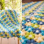 ハンドメイドかぎ針編み お花 モチーフ ❁ 花爛漫 ❁手作り/編み物★