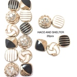 20 pcs★glamorous No.10 petit Cabochon（アクリルカボション）
