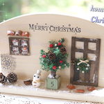 【受注制作】ホワイトクリスマスオブジェ
