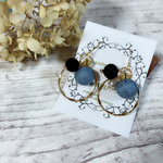 1セット限定♡デニムフープピアス
