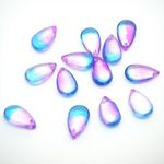カラフル瑠璃パーツ　アメジスト×ブルー　d080