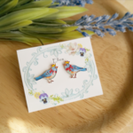 青い鳥のピアス(イヤリング可)💙