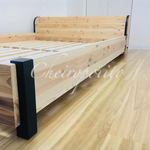 【NiAさまオーダー分】西海岸風natural bed  天然無垢杉☆ダブルサイズオーダー☆
