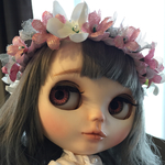 ドール用花かんむり