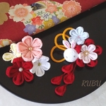 《 オーダー品 》つまみ細工髪飾り♡
