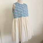 【SALE】リバティPebbleのワンピース100