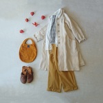 【再販ラスト！】リネンＡラインラグランコート　beige