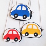 ２色楽しめる車のポシェット
