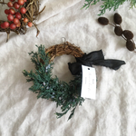 winter green wreath*mini