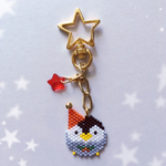 🎄Christmas ペンギン ☆型キーホルダー