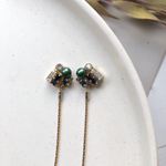 ピアス ) クラシカル ロングチェーン 