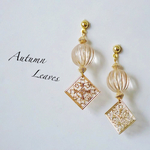 貼るピアス❇︎アンティーク❇︎秋❇︎シールピアス