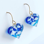青空のハートの ピアス/イヤリング《かわいい♡》