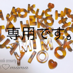 RISA、MARIKO、IKUMI様専用 べっ甲タイプネームチャーム