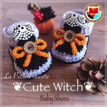 ꫛꫀꪝ🎃Halloween❦Cute Witch❦Baby Shoes✼０歳からのベビーシューズ/ルームシューズ