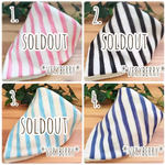 限定価格･.｡*･.｡*スタイにもなるループ付きガーゼタオル*ストライプ *THANKS！♡×150