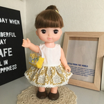 メルちゃん、ソランちゃんの服＊ワンピース&ヘアゴムセット