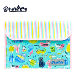 ニャーゴ 連絡帳入れ(よこ型) ハンドメイド！namioto☆