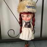 ブライス　blythe　。゜。゜。ビンテージレースワンピースセット　きなり　。゜。゜。　