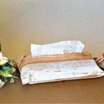 再販✨ボックスティッシュケースカバー☆木目調☆